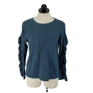‎Socialite Ruffle Sleeves medium Sweatshirt